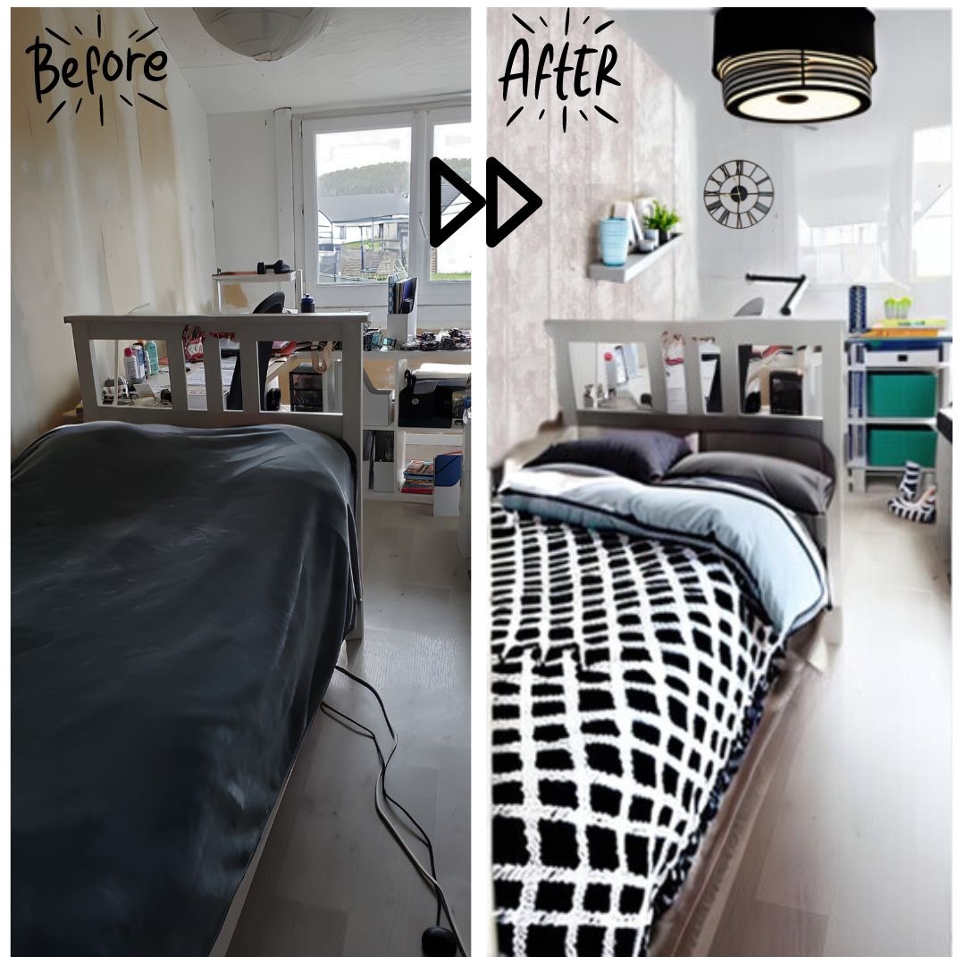 Avant / Après chambre ado : Transformation déco 